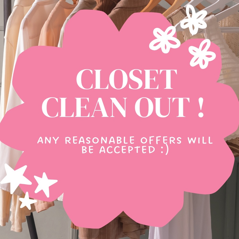Take a Look At My Closet! Accepting Offers :)